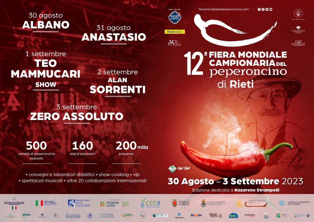 RadioRoma.it | fiera peperoncino rieti 2023 1