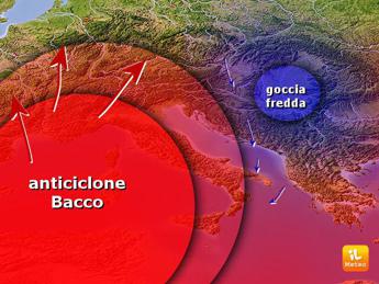 RadioRoma.it | Meteo oggi e domani ciclone Bacco riporta il caldo