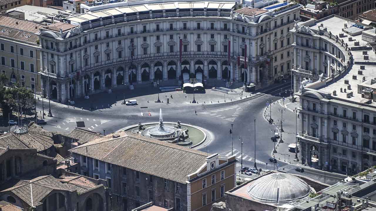 manifestazione roma corteo cgil repubblica