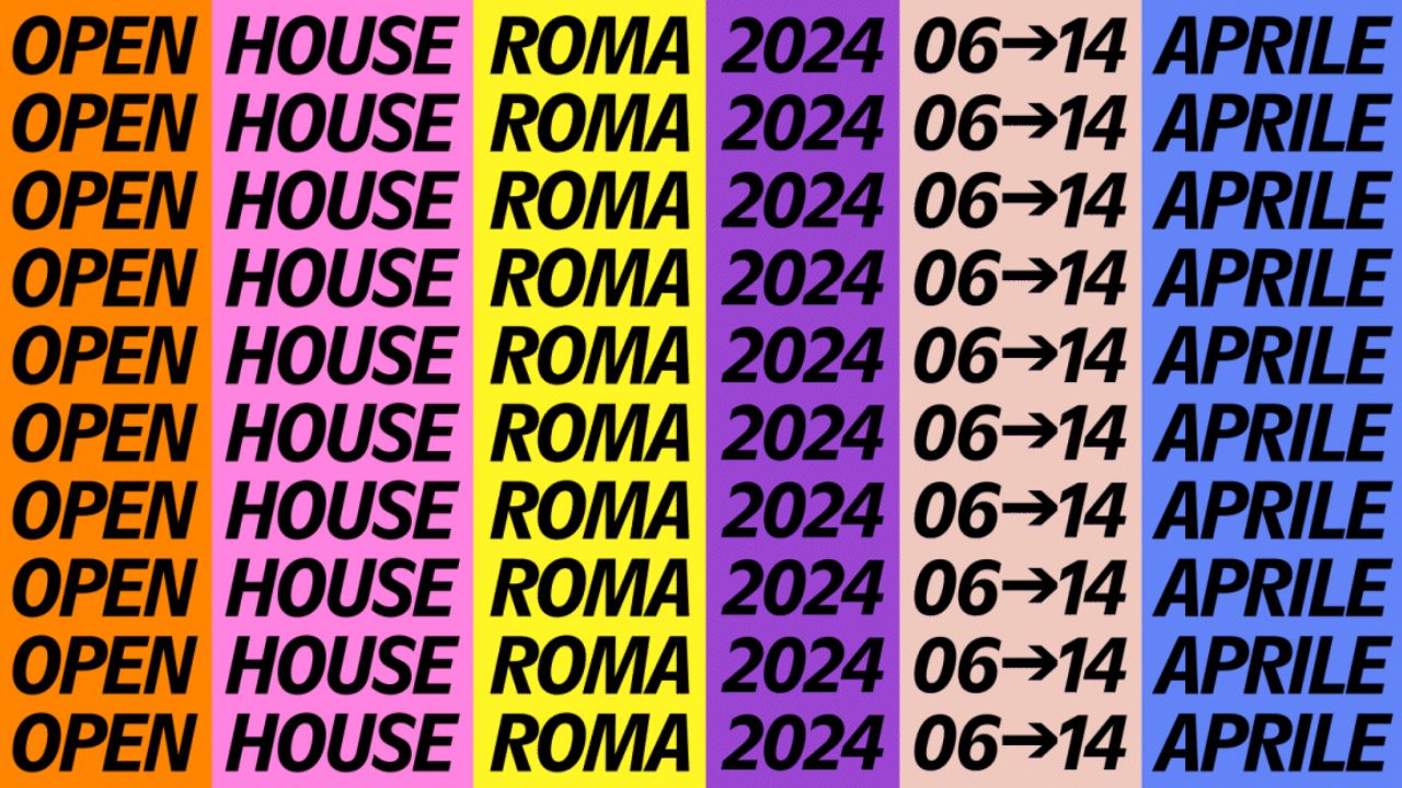 open house roma 2024