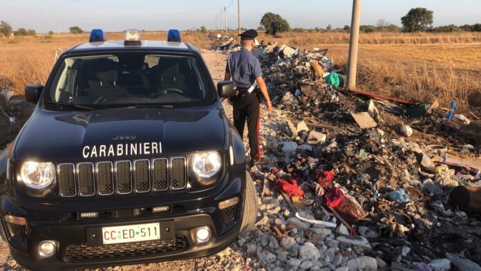 Trasporto illegale di rifiuti ad Ardea, 4 furgoni bloccati a Le Salzare