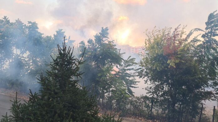 incendio cinecittà roma